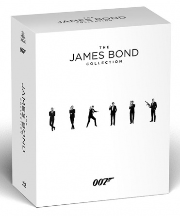 Locandina italiana DVD e BLU RAY James Bond Collection 